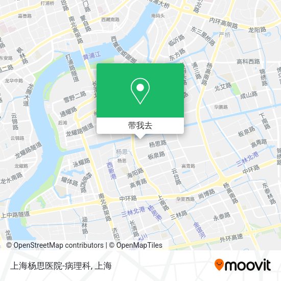 上海杨思医院-病理科地图