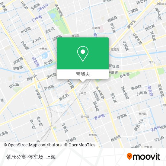 紫欣公寓-停车场地图