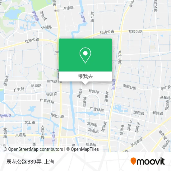 辰花公路839弄地图