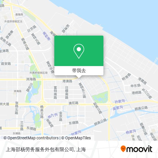 上海邵杨劳务服务外包有限公司地图