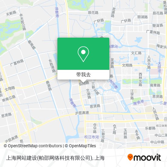上海网站建设(帕邵网络科技有限公司)地图