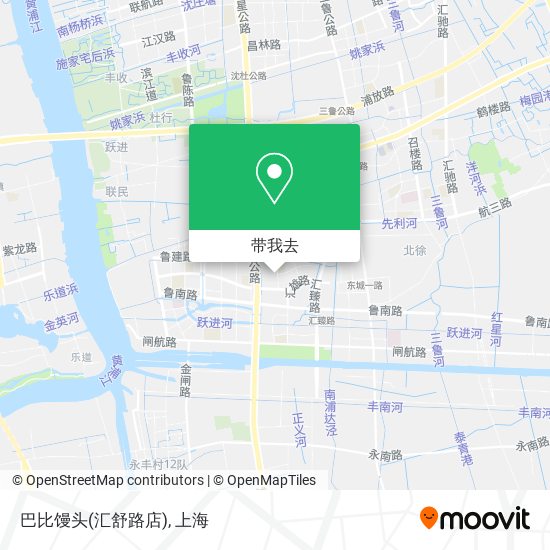 巴比馒头(汇舒路店)地图