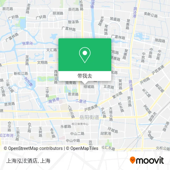 上海泓泫酒店地图