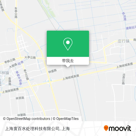 上海寰百水处理科技有限公司地图