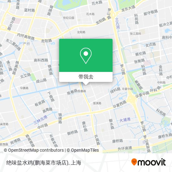 绝味盐水鸡(鹏海菜市场店)地图