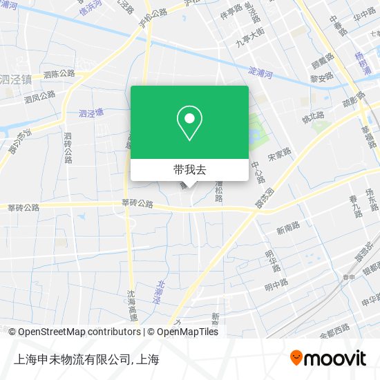 上海申未物流有限公司地图