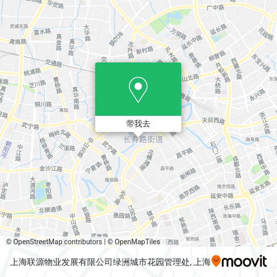 上海联源物业发展有限公司绿洲城市花园管理处地图