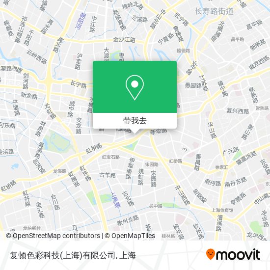 复顿色彩科技(上海)有限公司地图