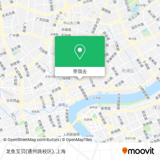 龙鱼宝贝(通州路校区)地图