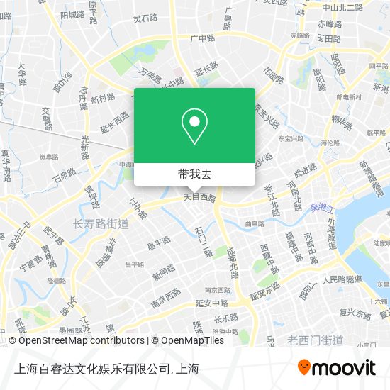 上海百睿达文化娱乐有限公司地图