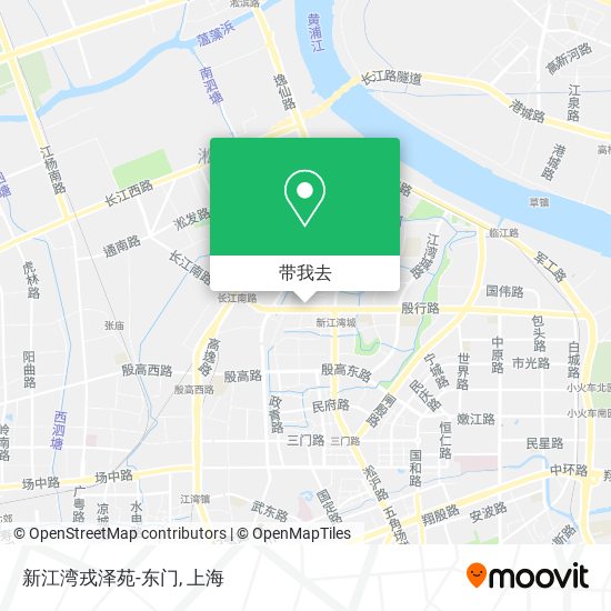 新江湾戎泽苑-东门地图