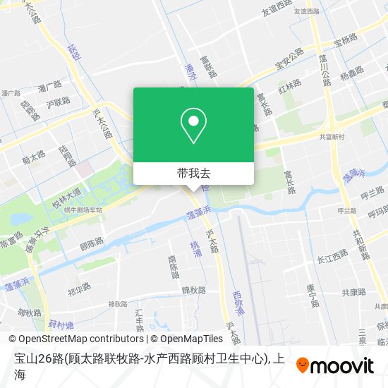 宝山26路(顾太路联牧路-水产西路顾村卫生中心)地图