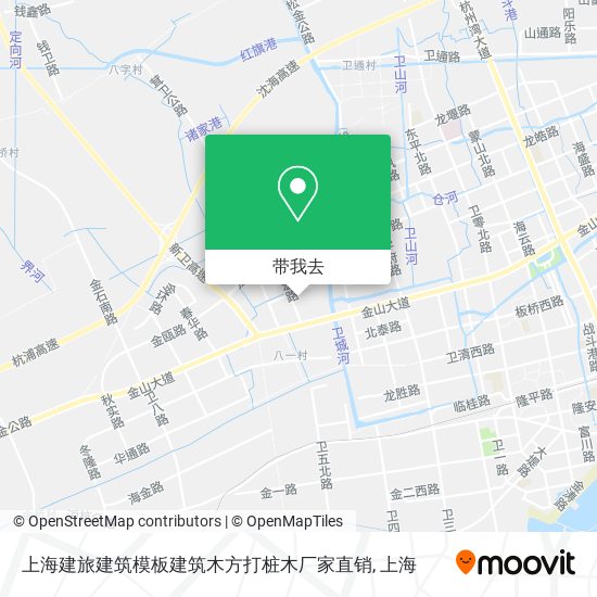 上海建旅建筑模板建筑木方打桩木厂家直销地图