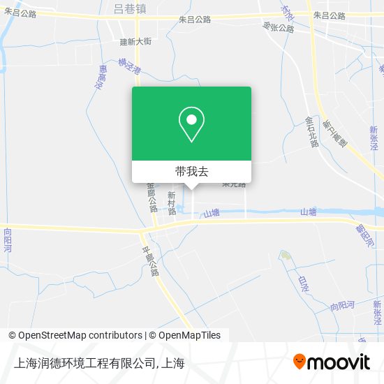 上海润德环境工程有限公司地图