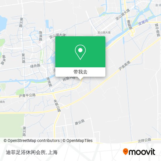 迪菲足浴休闲会所地图