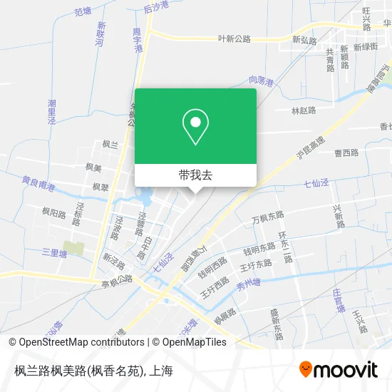 枫兰路枫美路(枫香名苑)地图