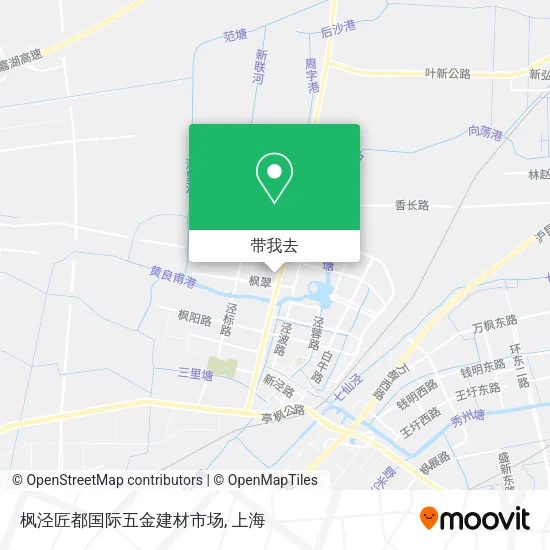 枫泾匠都国际五金建材市场地图
