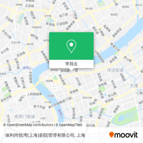 保利尚悦湾(上海)剧院管理有限公司地图