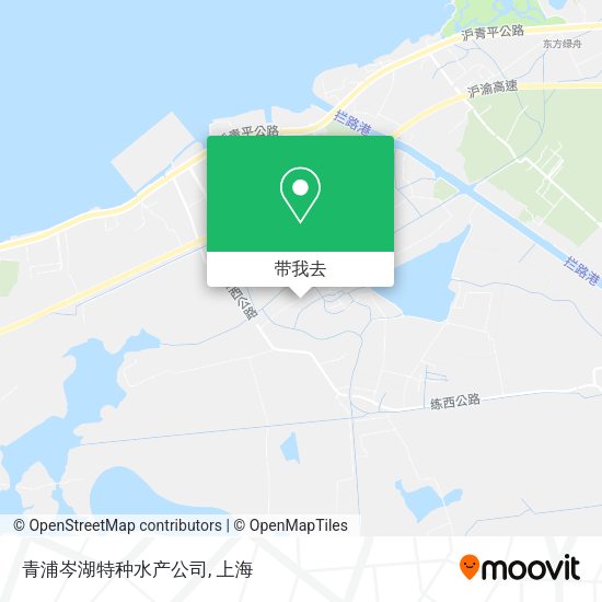 青浦岑湖特种水产公司地图