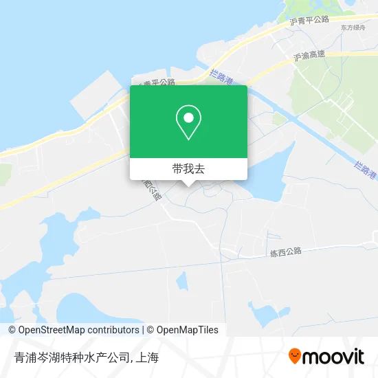 青浦岑湖特种水产公司地图
