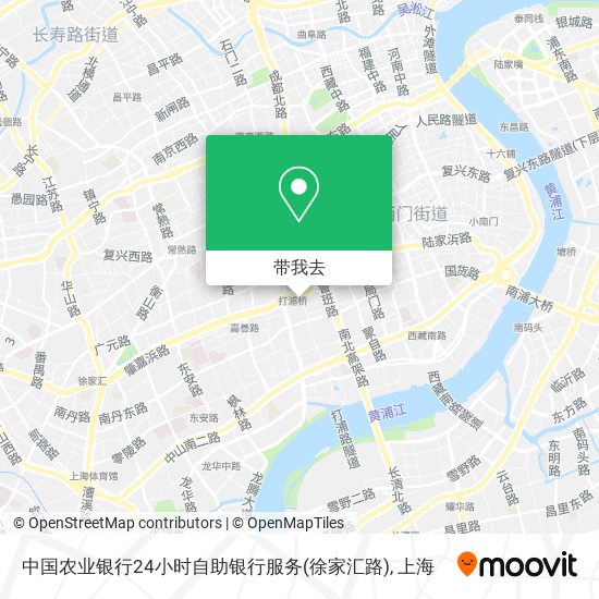 中国农业银行24小时自助银行服务(徐家汇路)地图