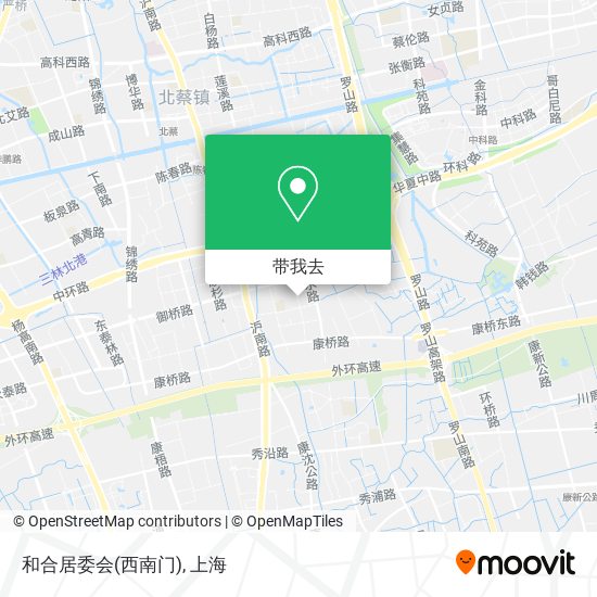 和合居委会(西南门)地图