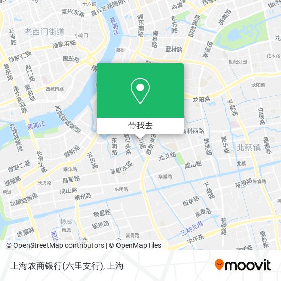 上海农商银行(六里支行)地图