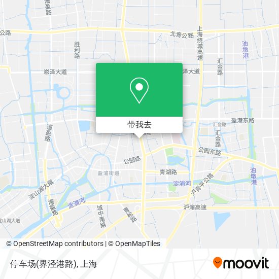 停车场(界泾港路)地图