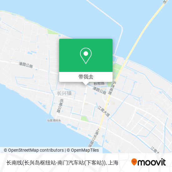 长南线(长兴岛枢纽站-南门汽车站(下客站))地图