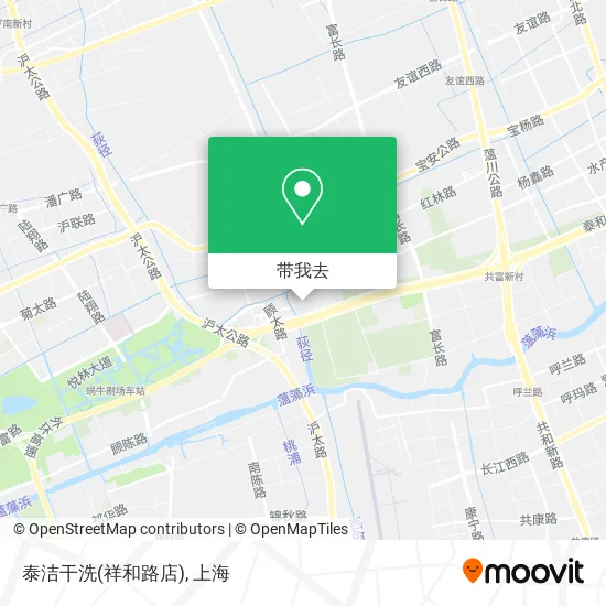 泰洁干洗(祥和路店)地图