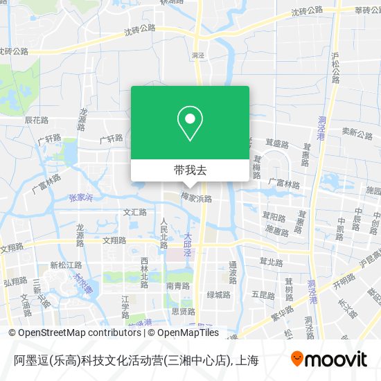 阿墨逗(乐高)科技文化活动营(三湘中心店)地图