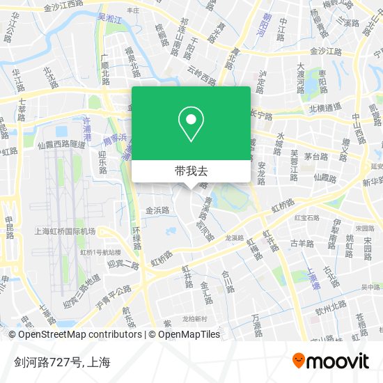 剑河路727号地图