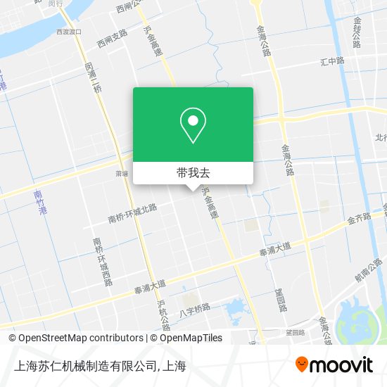 上海苏仁机械制造有限公司地图
