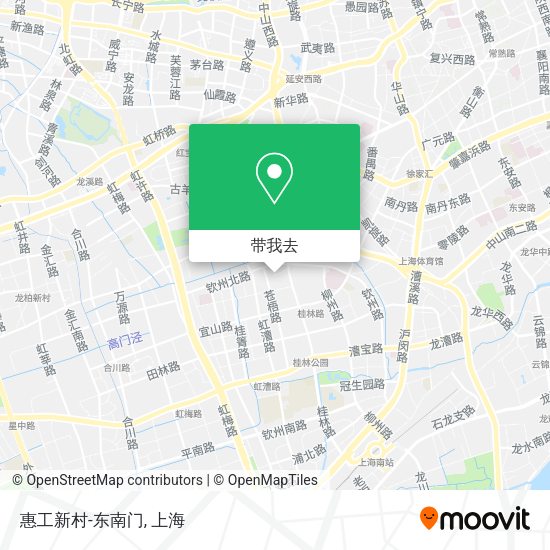惠工新村-东南门地图