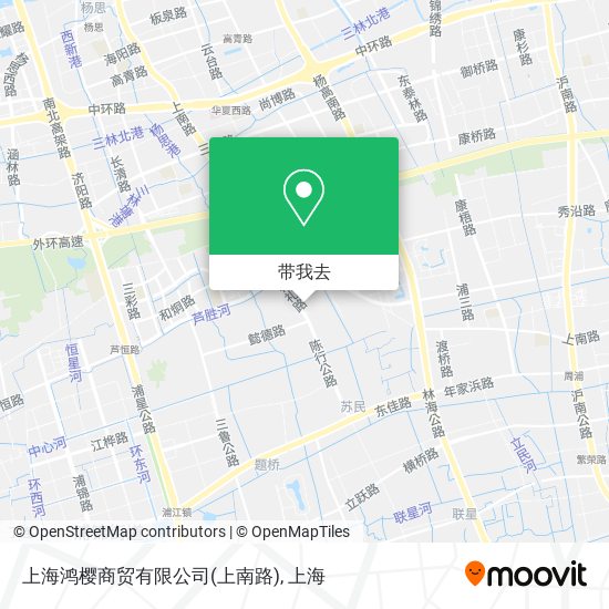 上海鸿樱商贸有限公司(上南路)地图