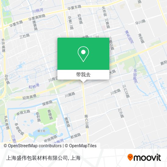 上海盛伟包装材料有限公司地图
