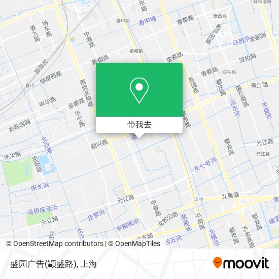 盛园广告(颛盛路)地图