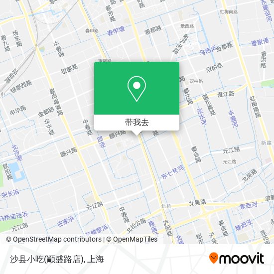 沙县小吃(颛盛路店)地图