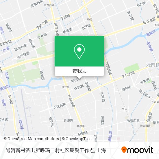 通河新村派出所呼玛二村社区民警工作点地图