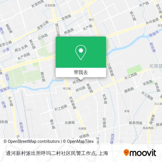 通河新村派出所呼玛二村社区民警工作点地图