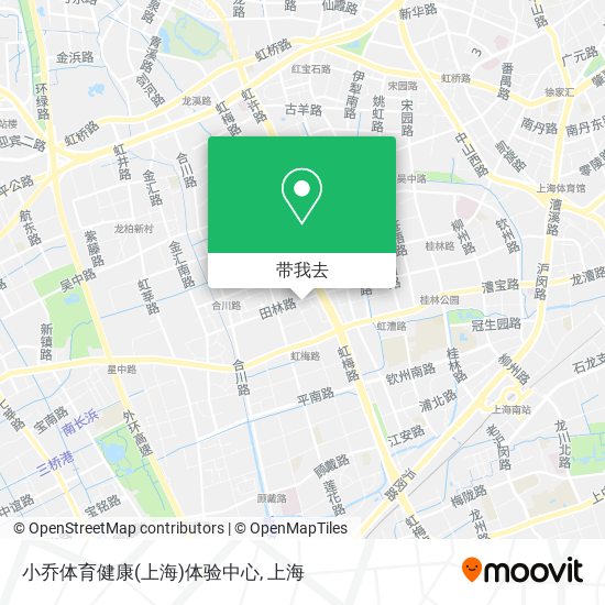 小乔体育健康(上海)体验中心地图