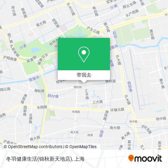 冬羽健康生活(锦秋新天地店)地图