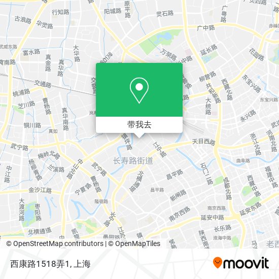 西康路1518弄1地图