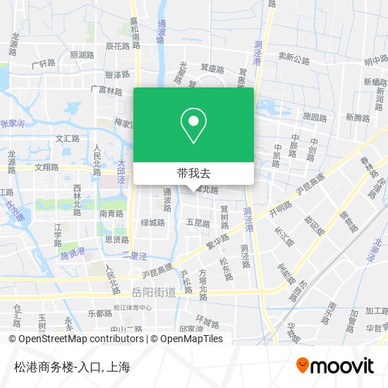 松港商务楼-入口地图