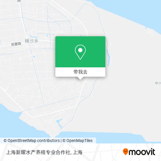 上海新耀水产养殖专业合作社地图