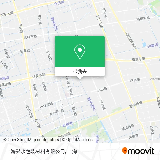 上海郑永包装材料有限公司地图