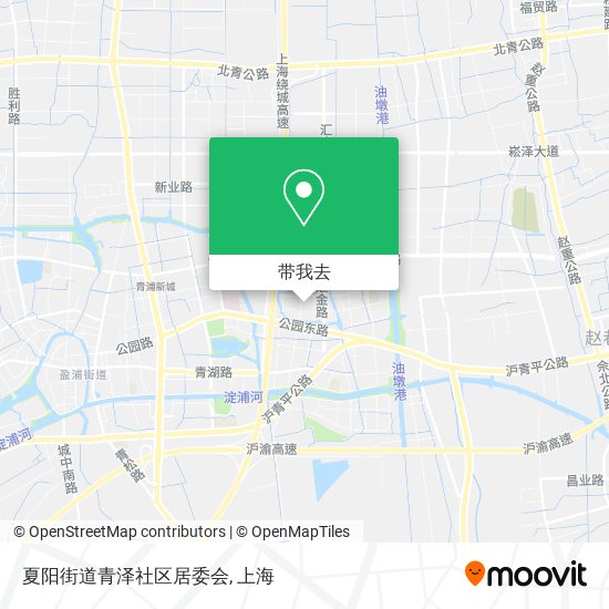夏阳街道青泽社区居委会地图