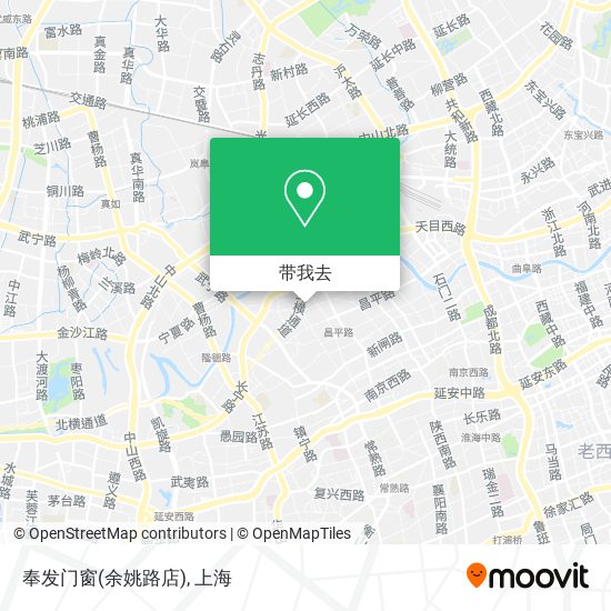 奉发门窗(余姚路店)地图