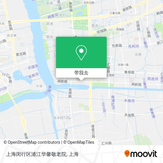 上海闵行区浦江华馨敬老院地图