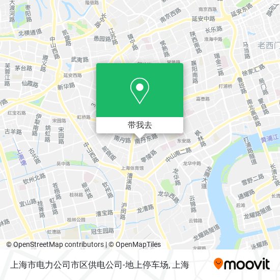 上海市电力公司市区供电公司-地上停车场地图